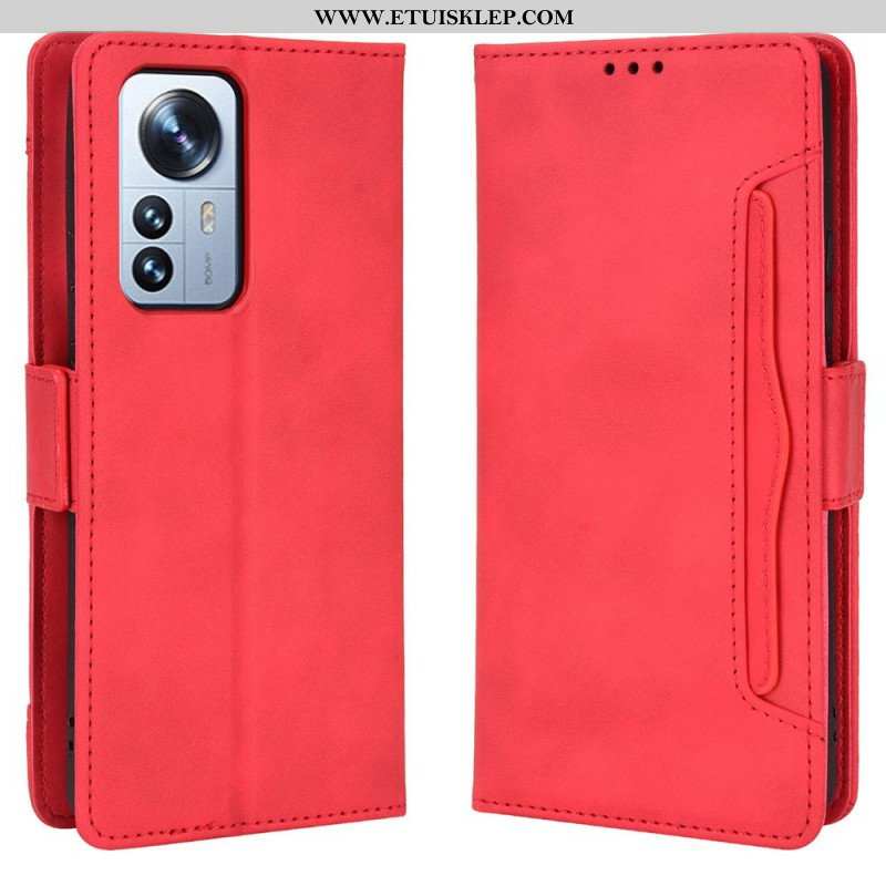 Etui Folio do Xiaomi 12 Pro Wielokartowa Klasa Premier